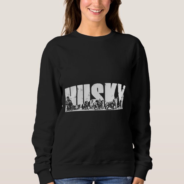 Sudadera Paquete Siberian Husky Sled Dog Con Eskimo (Anverso)