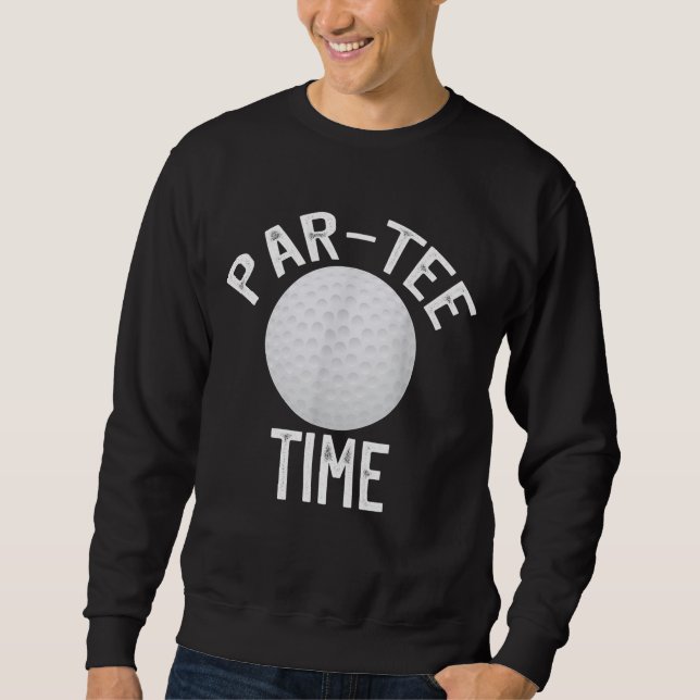 Sudadera Par Time Funny Golf (Anverso)