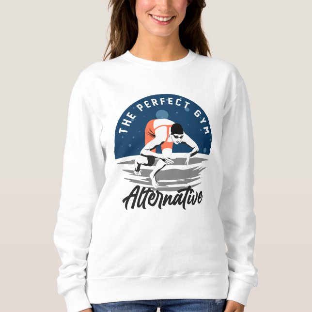 Sudadera Para El Nadador - La Alternativa Perfecta Para El  (Anverso)