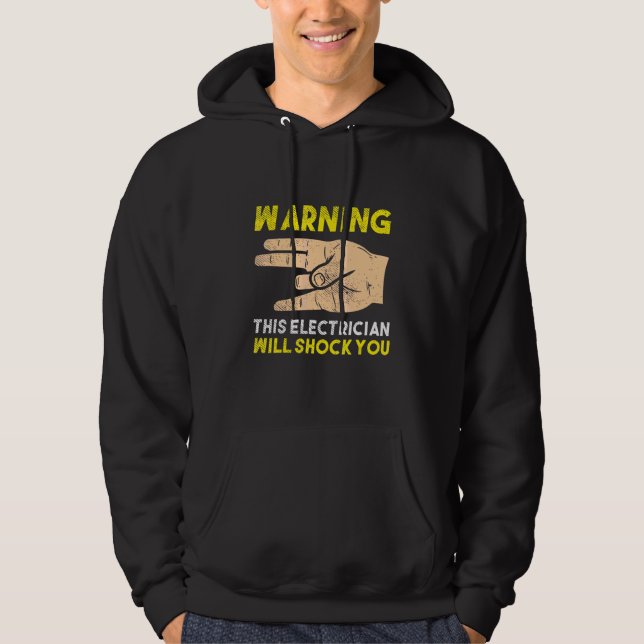 Sudadera Para Electricistas Cable Ampere Electrical (Anverso)