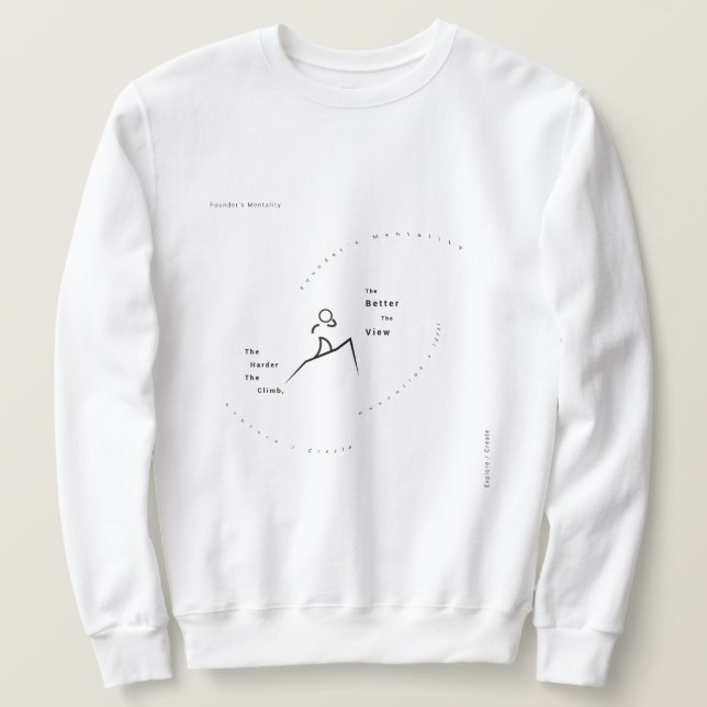 Sudadera para Emprendedor Minimalista (Anverso del diseño)
