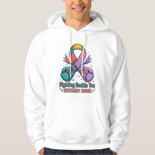 Sudadera para enfermera de oncología Fighting Besi