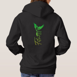 sudadera para fitness color verde degradado