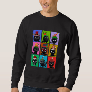 Sudadera para hombre Bolt The Cat Christmas 2