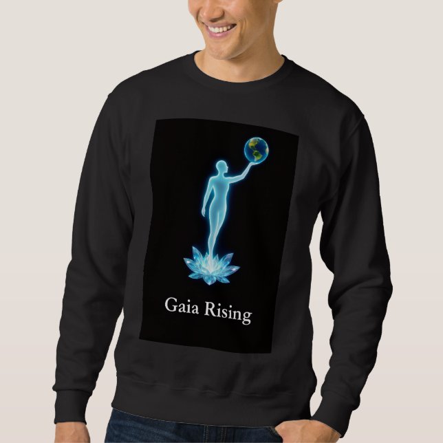 Sudadera para hombre Gaia Rising (Anverso)