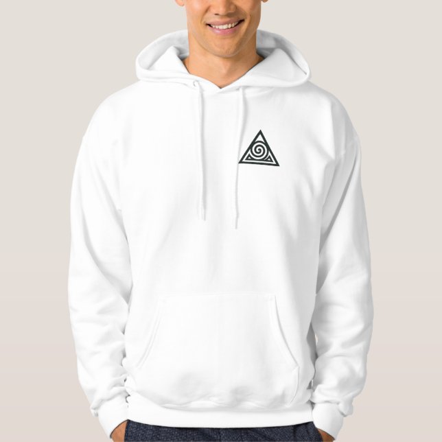 Sudadera para hombre Silence Spiral (Anverso)