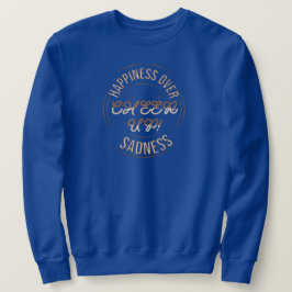 SUDADERA PARA HOMBRES ELEGIR FELIZIDAD ANIMAR