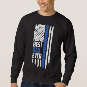 Sudadera Para los hombres de papá mejor padre de la bandera