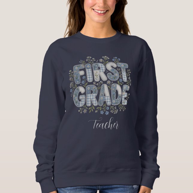 Sudadera para maestro de primer grado  (Anverso)