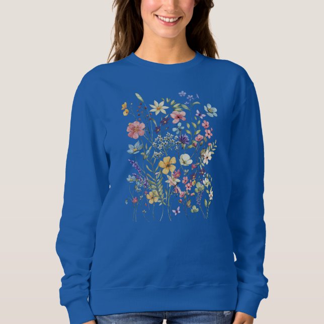 Sudadera para mujer Blossom Bouque (Anverso)