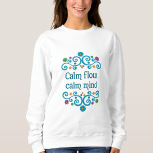Sudadera para mujer Calm Flow Calm Mind Floral Quo