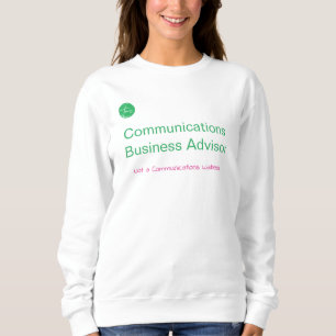 Sudadera para mujer de Asesor de Negocios de Comun