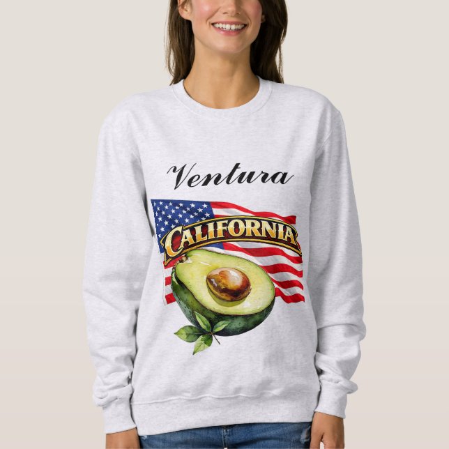Sudadera para mujer de California  (Anverso)