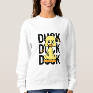 Sudadera para mujer de pato divertido