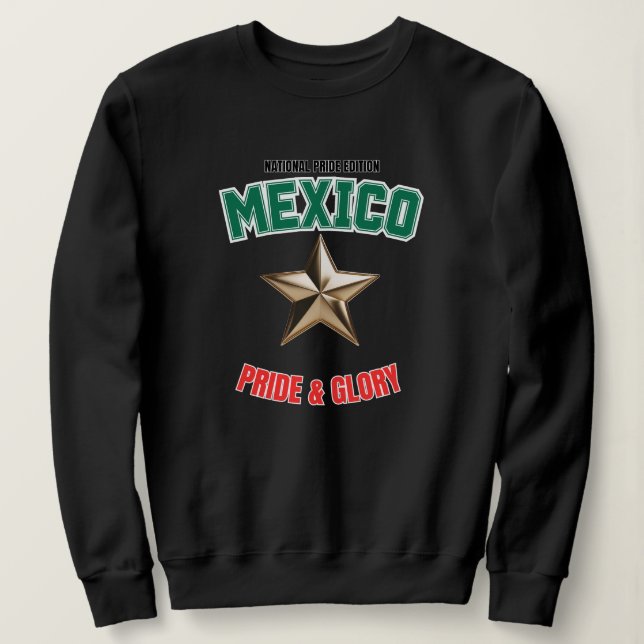 Sudadera para Mujer Edición Orgullo Nacional Méxic (Anverso del diseño)