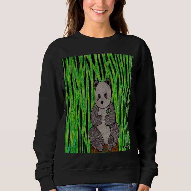 Sudadera para mujer Panda (vívido) (Anverso)