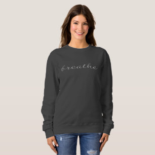 Sudadera Para mujer respire la camiseta en gris