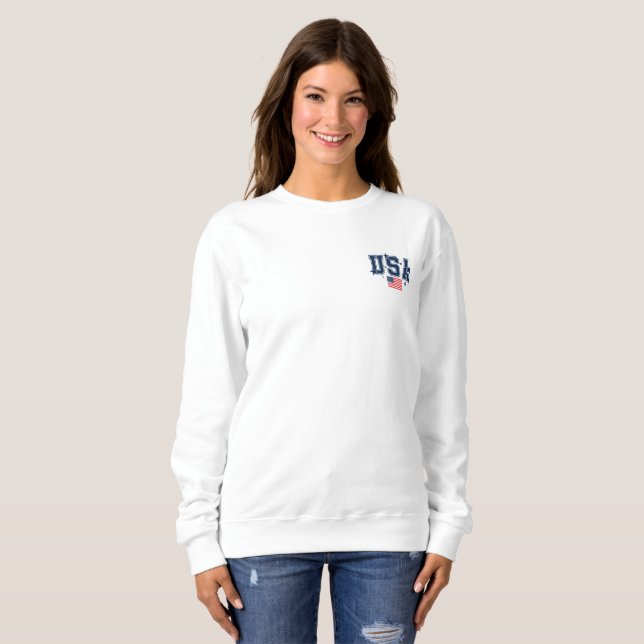 Sudadera para mujer USA (Anverso completo)