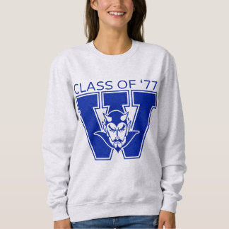 Sudadera para mujeres de la clase de 1977 de Wa-Hi