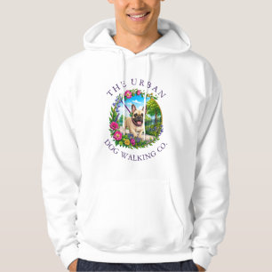Sudadera para negocio de paseo de perros con Bulld