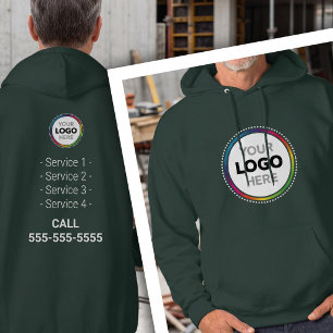 Sudadera para Negocio de Servicio - Logotipo Frent