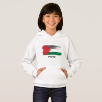 Sudadera para niños de Palestina Libre | Bandera e