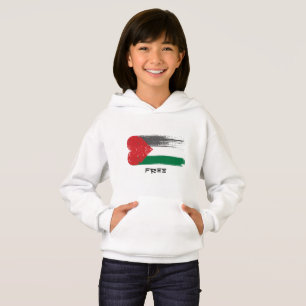 Sudadera para niños de Palestina Libre   Bandera e