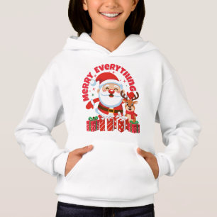 Sudadera para niños de Santa y Reno