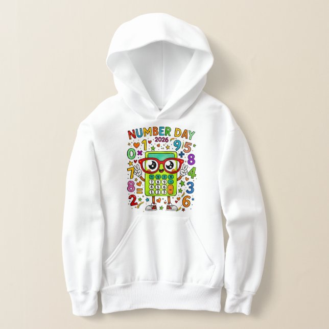 Sudadera para niños Día del Número | Números de ma (Distribución )
