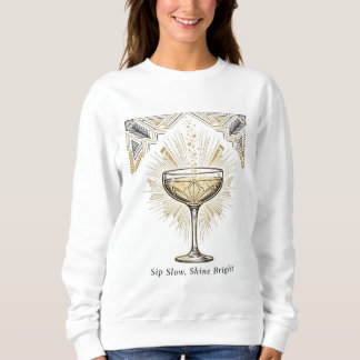 Sudadera para parejas de champán — Ella