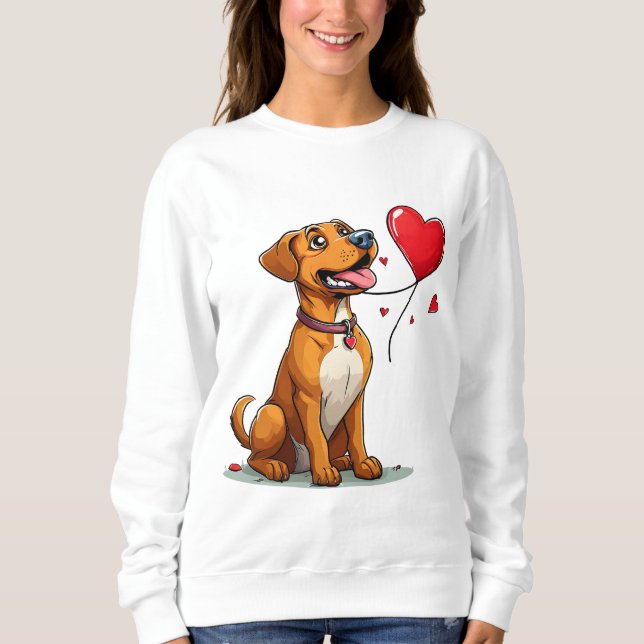 Sudadera para perro de San Valentín para regalo de (Anverso)