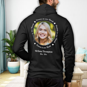 Sudadera Para siempre en nuestro corazón, memoria fotográfi