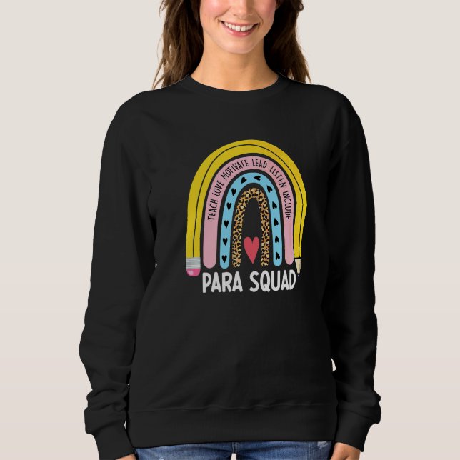 Sudadera Para Squad   Asistente el Primer Día de Escuela (Anverso)