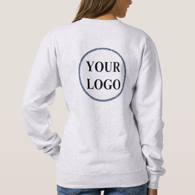 Sudadera Para su mamá Nueva Mamá AÑADA TU LOGO AQUÍ Hoodie (Reverso)