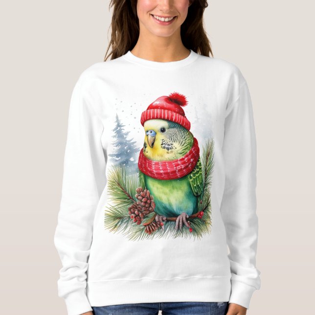 Sudadera Paracaídas en Gorra de vacaciones y bufanda en ram (Anverso)