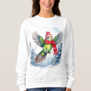 Sudadera Paracaídas volador en Gorra de invierno y bufanda