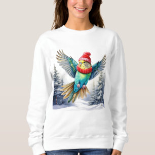 Sudadera Paracaídas volador en Gorra de vacaciones y bufand