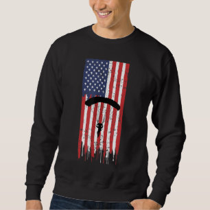 Sudadera Paracaidismo aéreo paracaidista americano