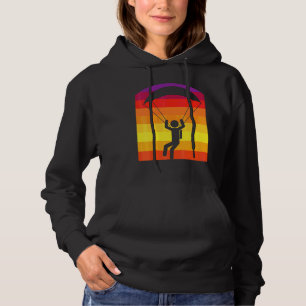 Sudadera Paracaidista Retro Sol Paracaidista Paracaidismo