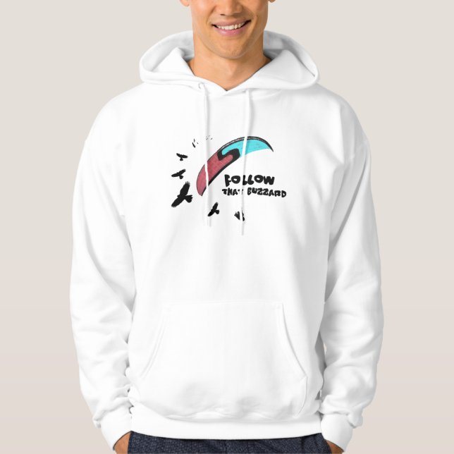 Sudadera Paragliding - siga el halcón (Anverso)
