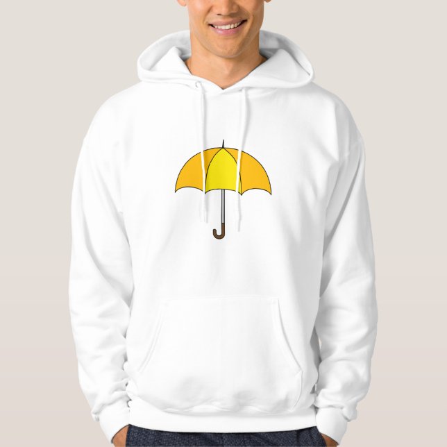 Sudadera Paraguas Amarillo (Anverso)