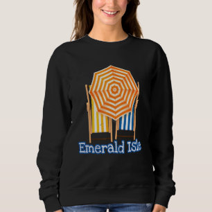 Sudadera Paraguas de la silla de playa a rayas Nautical Eme