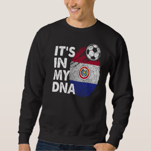Sudadera Paraguay En Mi Dna El Equipo De Bandera Paraguayo