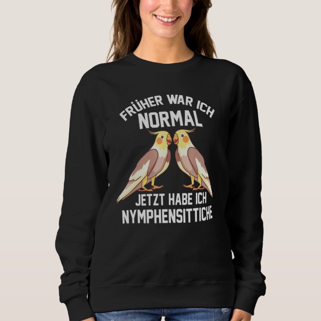 Sudadera Paraíso de aves de Cockatiel Parrot (Anverso)
