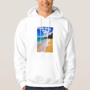 Sudadera Paraíso de playa tropical, Hawái