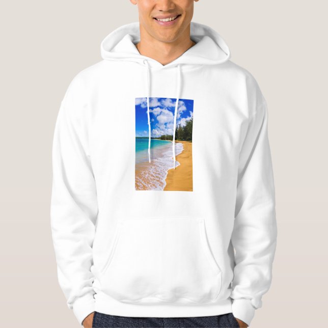 Sudadera Paraíso de playa tropical, Hawái (Anverso)