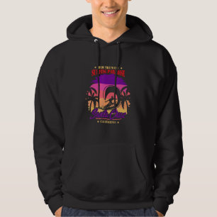 Sudadera Paraíso de surf de Santa Cruz, California Retro