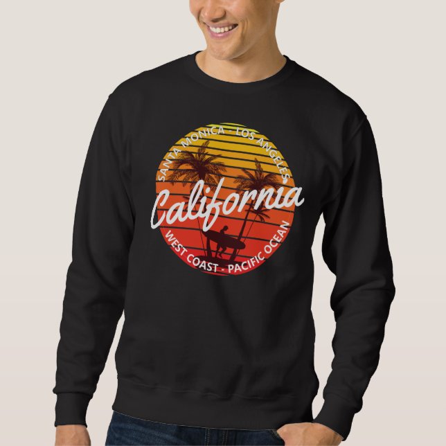 Sudadera Paraíso de Surfing West Coast California (Anverso)