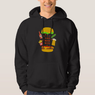 Sudadera Paraíso del Bufé de Hamburguesa con Queso  Concier