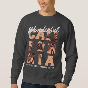 Sudadera Paraíso del surf maravillosa Costa Oeste de Califo